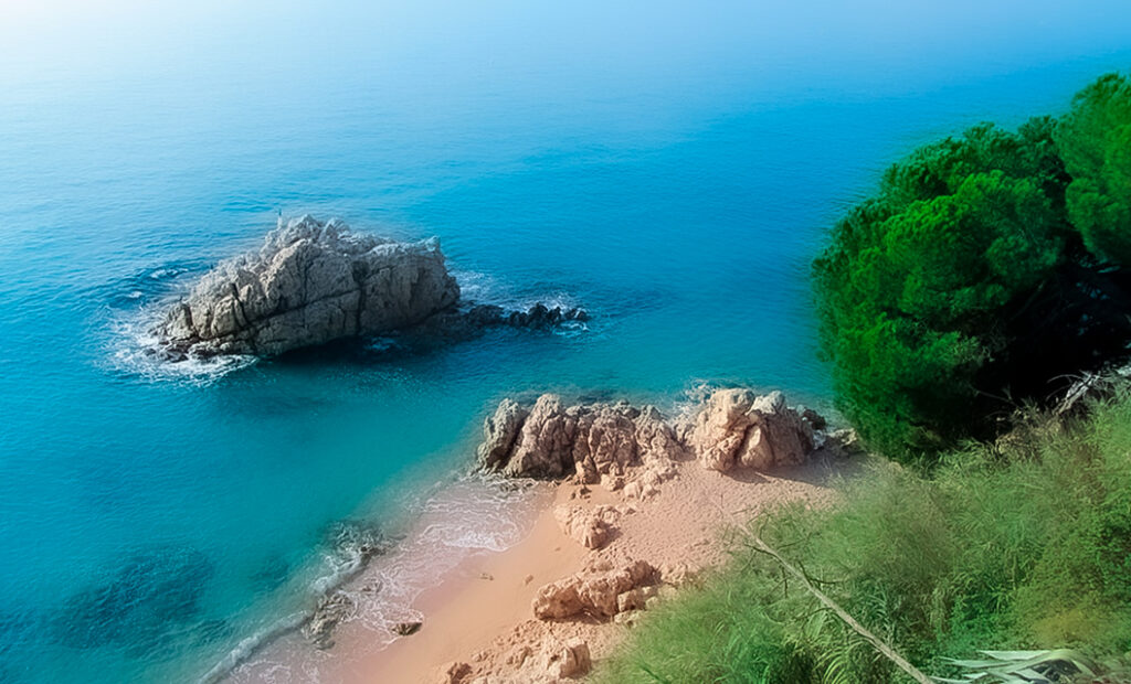cala roca grossa, sant pol de mar Barcelona 