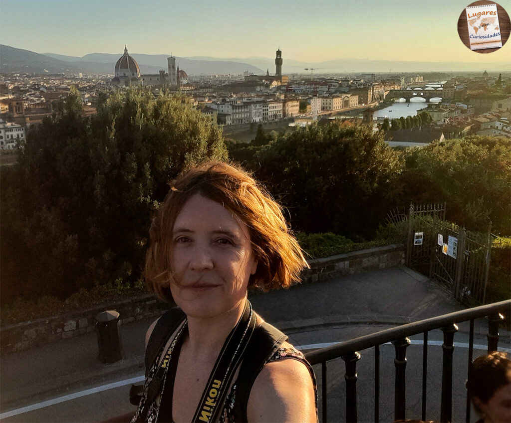 Parque y mirador Piazzale Michelangelo Florencia