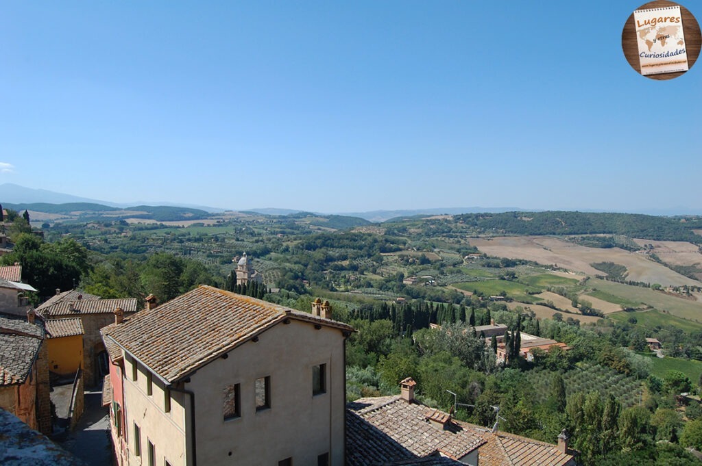 mirador Val d’Orcia da Montepulciano Toscana