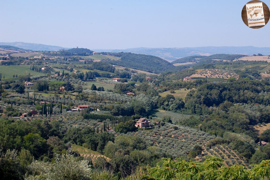 mirador Val d’Orcia da Montepulciano Toscana