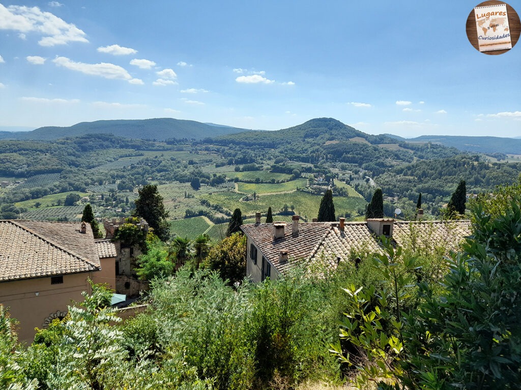 mirador Val d’Orcia da Montepulciano Toscana
