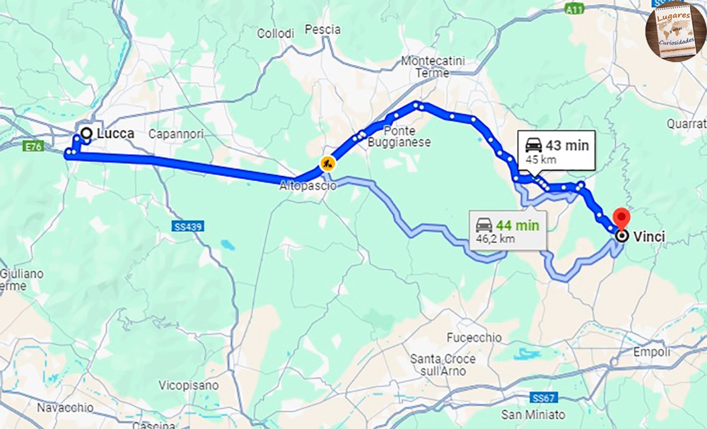 Lucca a Vinci Toscana