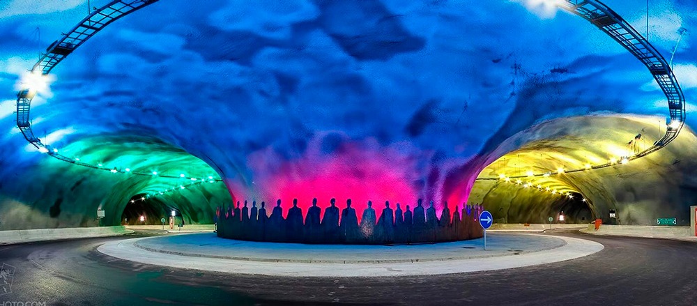 túnel submarino Eysturoyartunnilin  islas Feroe