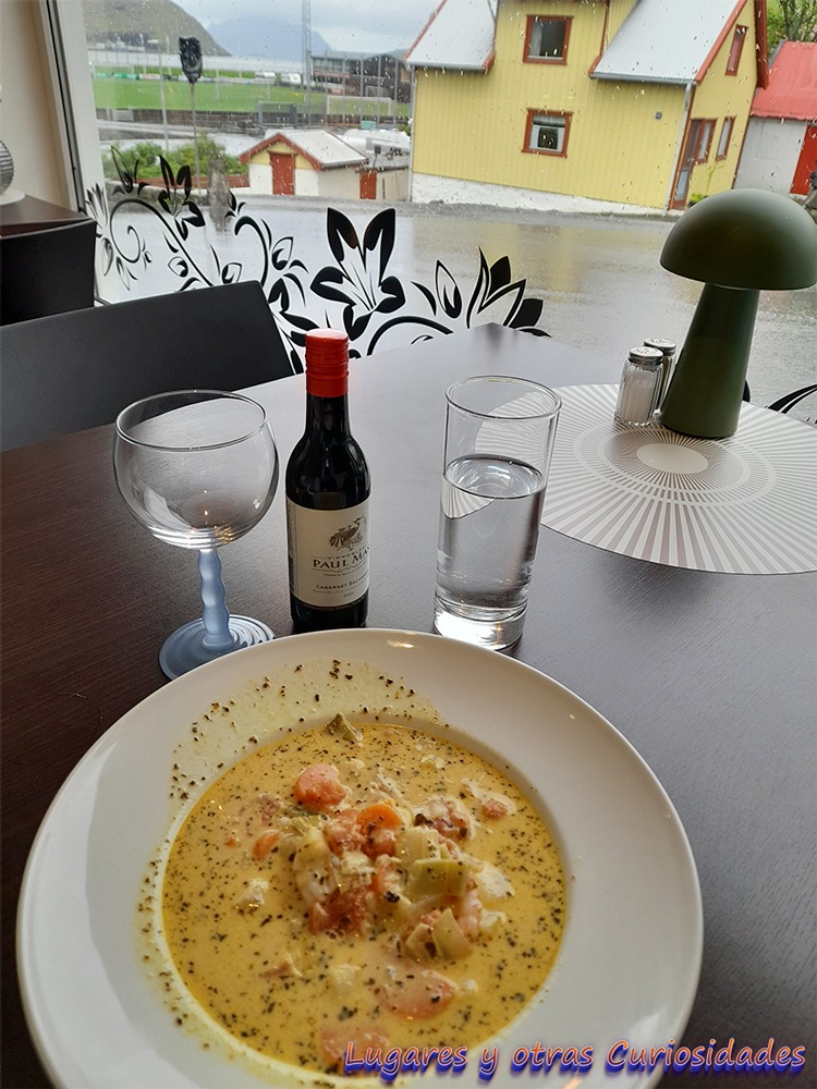 sopa de pescado, Sorvagur islas Feroe