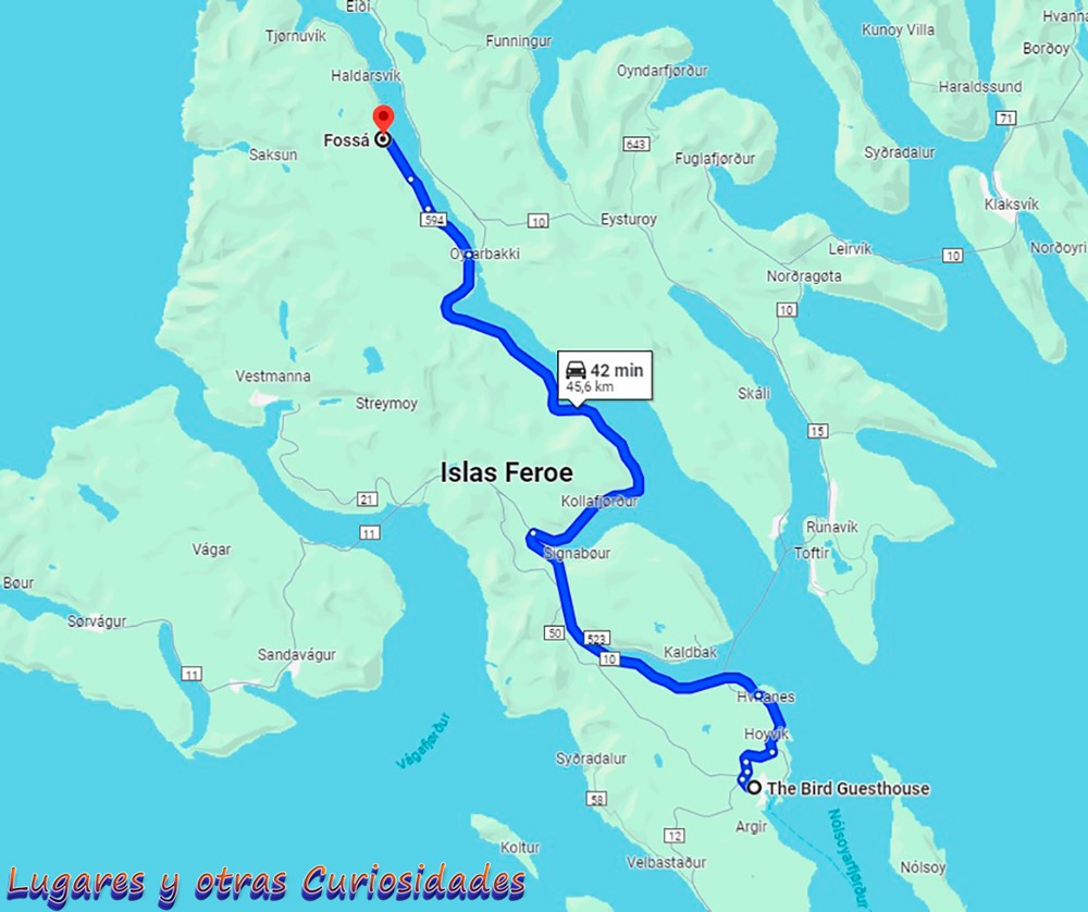 tórsvahn fossá islas Feroe