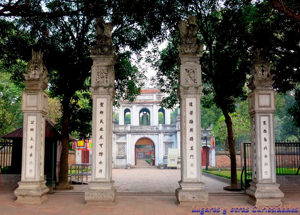 Templo de la literatura Hanói Vietnam