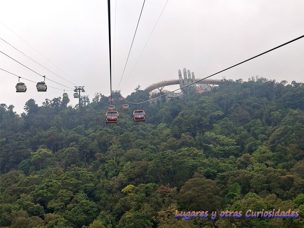 Teleférico Puente de las manos Vietnam