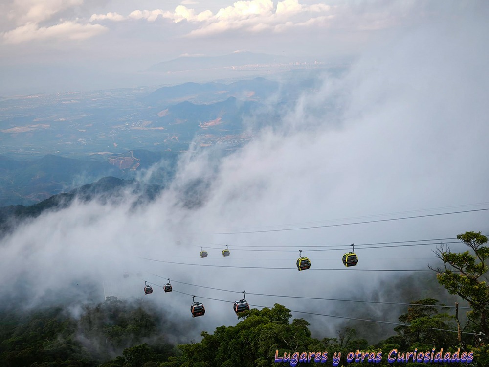Teleférico Puente de las manos Vietnam