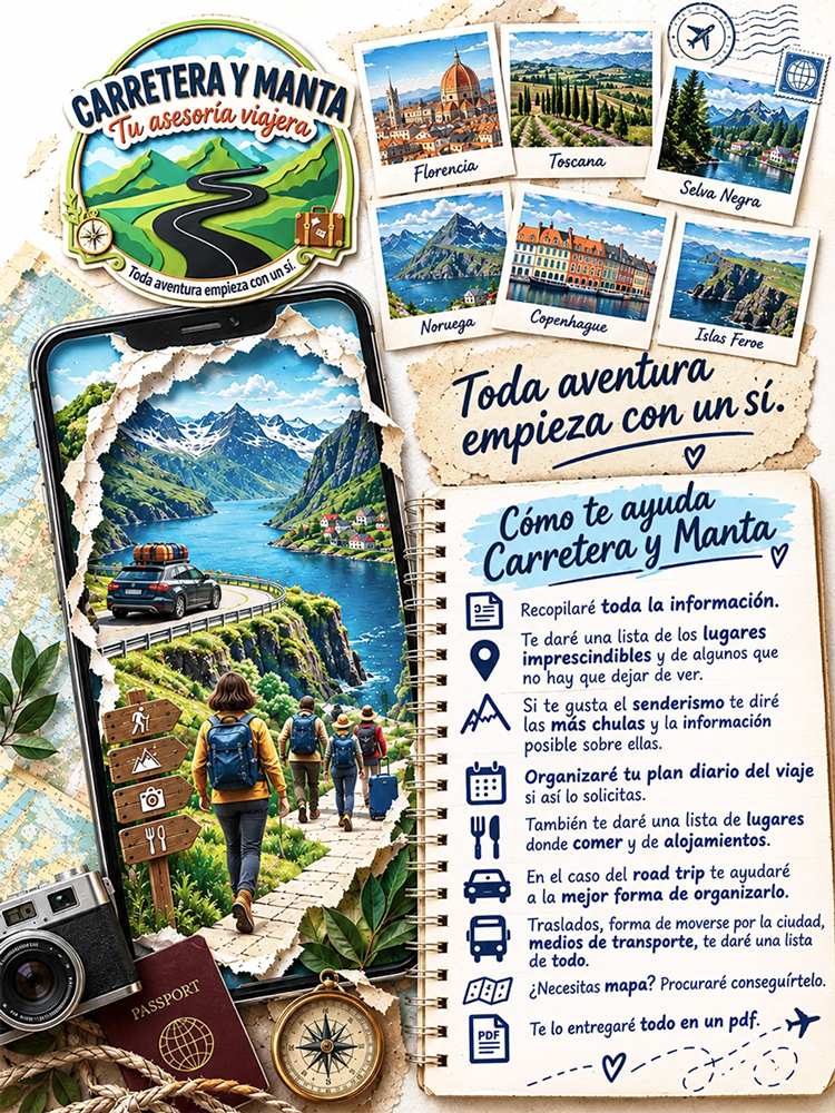 carretera y manta