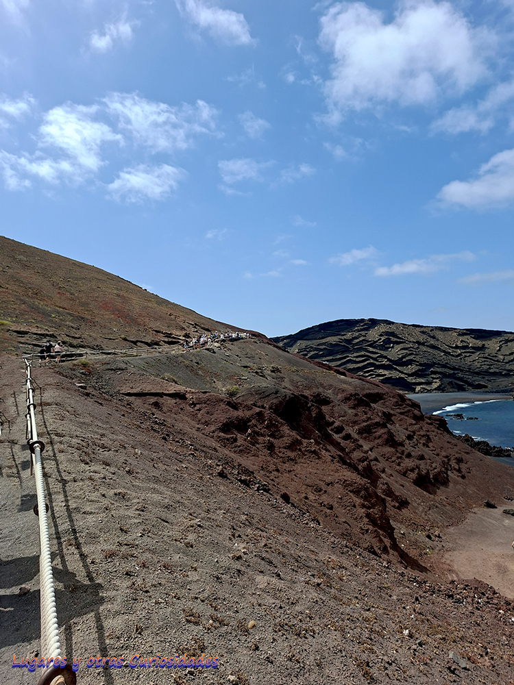 EL Charco de los Clicos o charco verde Lanzarote