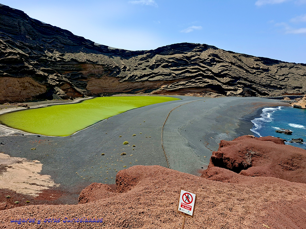 EL Charco de los Clicos o charco verde Lanzarote