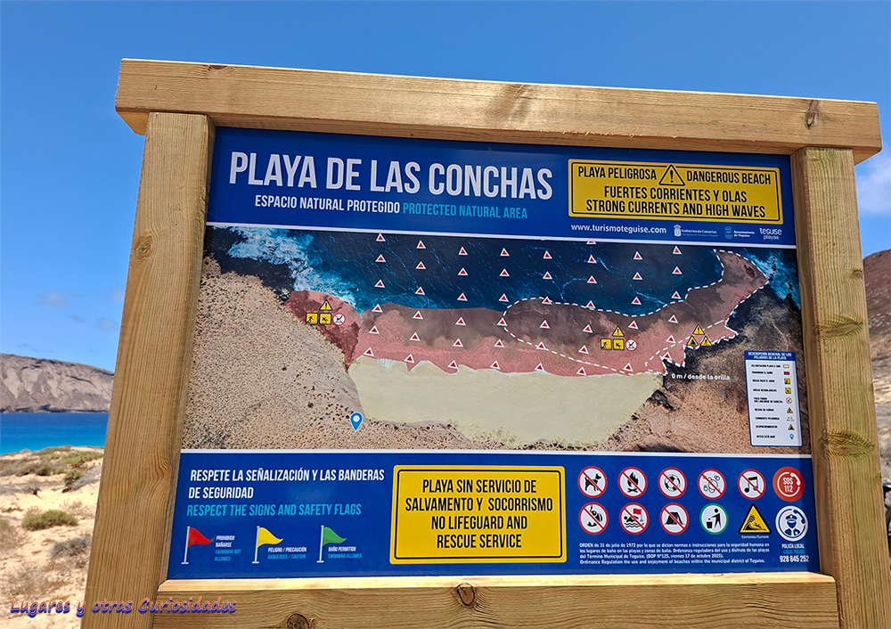 Playa de las conchas, La Graciosa Lanzarote